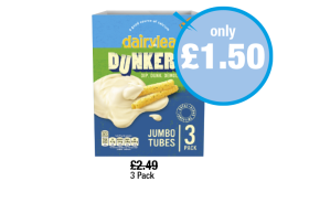 Dairylea Dunkers Jumbo Tubes - Now Only £1.50 at Premier