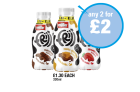 Frijj Chocolate, Fudge, Strawberry - Any 2 for £2 at Premier