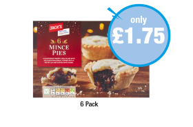 Jack's Mince Pies - Now Only £1.75 at Premier