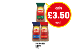 Kenco Decaff, Rich, Smooth - Now Only £3.50 at Premier