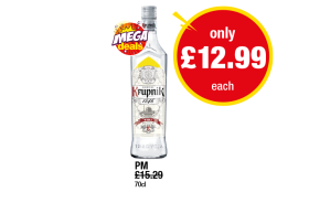 Krupnik Vodka - Now Only £12.99 at Premier