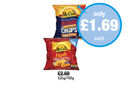 McCain Home Chips, Hash Browns - Now Only £1.69 at Premier