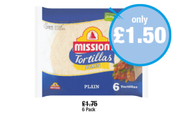 Mission Tortillas Plain - Now Only £1.50 at Premier