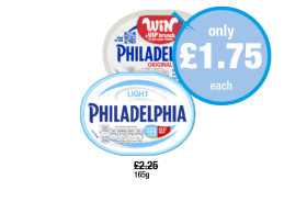 Philadelphia Original, Light - Now Only £1.75 at Premier