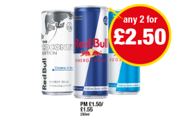 Red Bull, Sugarfree, Coconut Edition - Any 2 for £2 at Premier