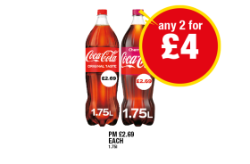 Coca Cola, Cherry - Any 2 for £4 at Premier