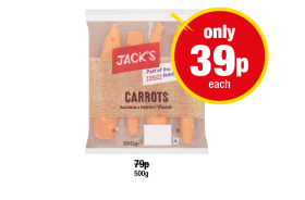 Jack's Carrots - Now Only 39p at Premier