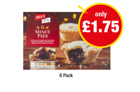 Jack's Mince Pies - Now Only £1.75 at Premier