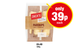 Jack's Parsnips - Now Only 39p at Premier