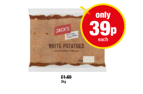 Jack's White Potatoes - Now Only 39p at Premier