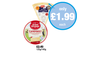 Jack's Blue Stilton, Camembert - Now Only £1.99 at Premier