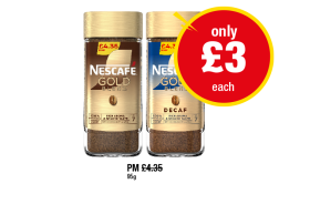 Nescafe Gold, Decaf - Now Only £3 at Premier