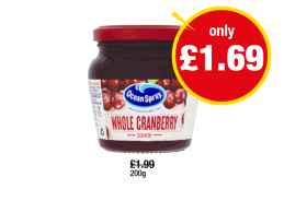 Ocean Spray Whole Cranberry Sauce - Now Only £1.69 at Premier