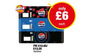 Pepsi, Max, Cherry Max - Now Only £6 at Premier