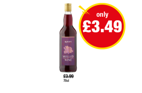 Royd's Mulled Wine - Now Only £3.49 at Premier