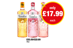 Gordon's Mediterranean Orange, Premium Pink, White Peach - Now Only £17.99 at Premier