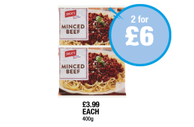 Jack's Minced Beef - 2 for £6 at Premier