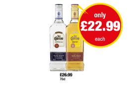 Jose Cuervo Tequila Silver, Reposado - Now Only £22.99 each at Premier