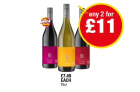 McGuigan Lot 92 Shiraz, Chardonnay, Deep Red - Any 2 for £11 at Premier