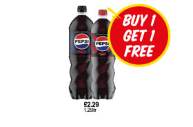 Pepsi Max, Cherry Max - Buy 1 Get 1 FREE at Premier