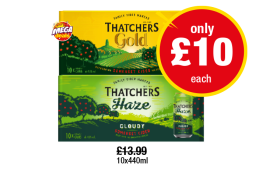 Thatchers Gold, Haze - now Only £10 each at Premier