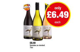 The Secretary Bird Merlot, Sauvignon Blanc, Rosé - Now Only £6.49 each at Premier