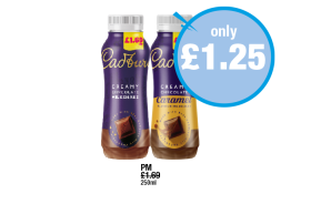 Cadbury Chocolate Milkshake, Caramel - Now Only £1.25 at Premier