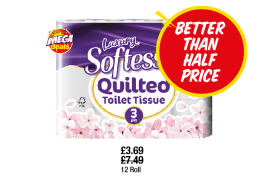 Luxury Softesse Quilted - Better Than Half Price Only £3.69 at Premier