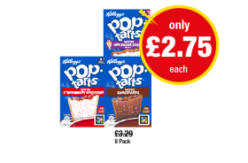 Pop Tarts Frosted Hot Fudge Sundae, Strawberry Sensation, Choctastic - Now Only £2.75 at Premier